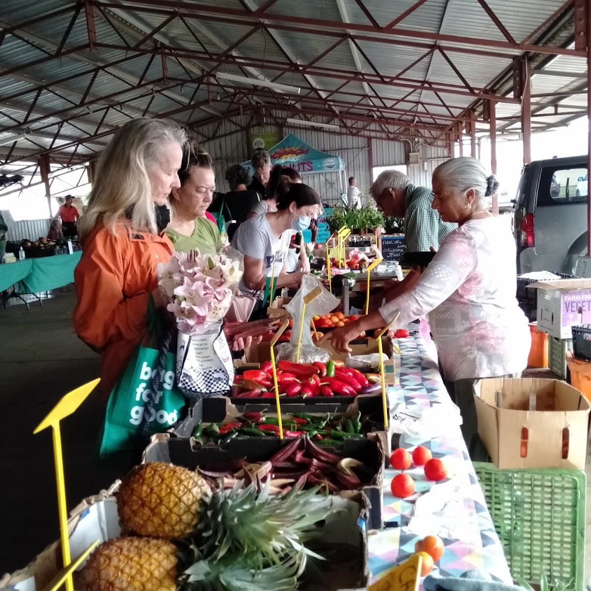 Lismore Farmers Market in North Lismore, NSW